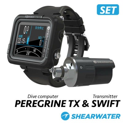 ダイブコンピューター SHEARWATER シェアウォーター PEREGRINE TX USB 