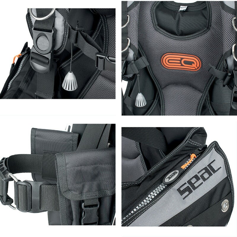 BCD SEAC シアック スキューバダイビング 重器材 EQ PRO BCD スクーバ BCD SEAC シアック スキューバダイビング 重器材 EQ PRO BCD スクーバ