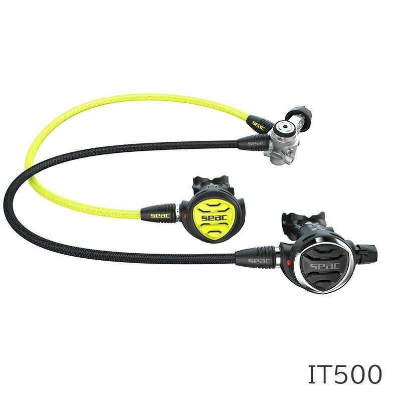 【送料込みお値下げ】ダイビング 機材　BC,レギュレータ,防水バッグ SEAC/シアック IT500 セット スキューバダイビング 重器材
