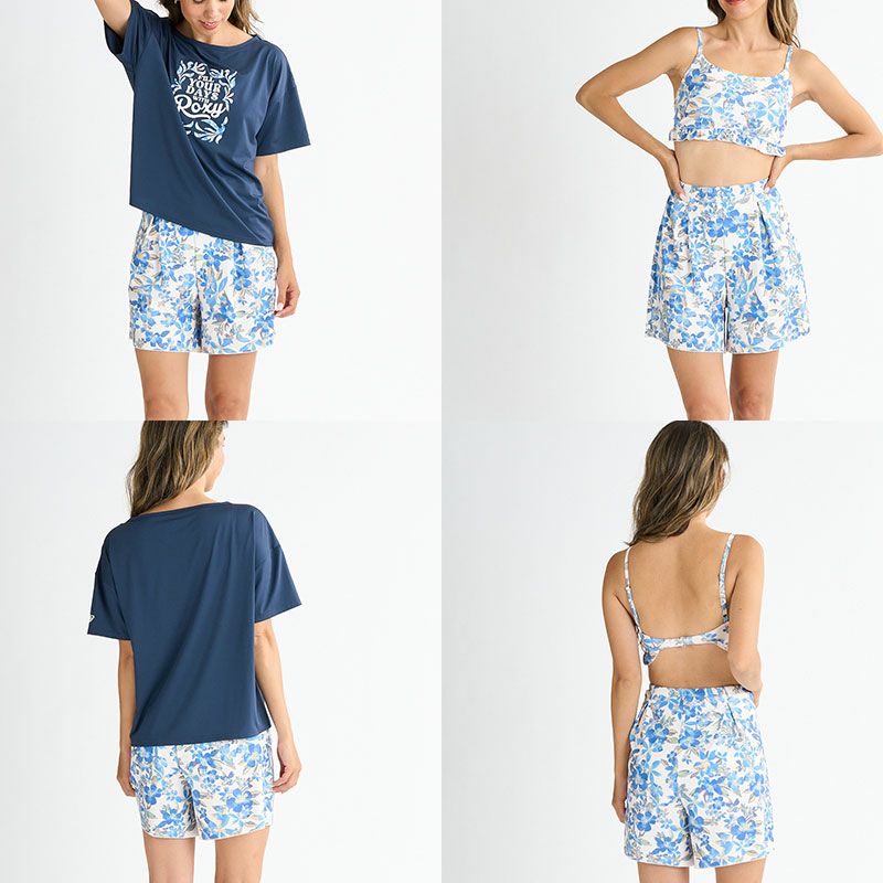 ROXY ロキシー 水着 レディース 3点セット ラッシュガード Tシャツ