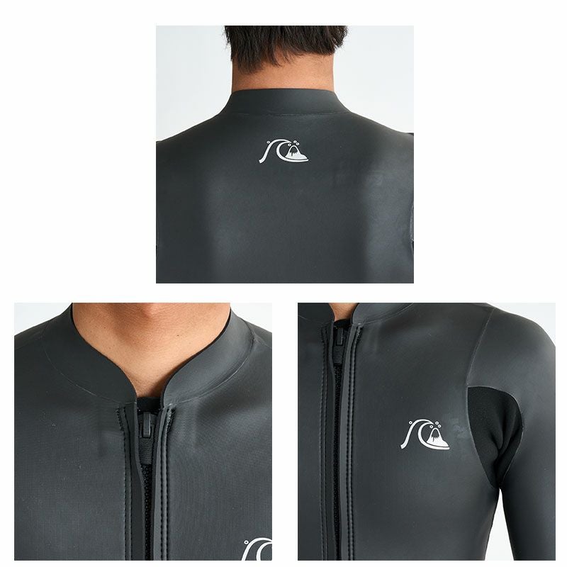 本日のみ　大特価　新品未使用　Quiksilver タッパー ブラック/ピンク QUIKSILVER クイックシルバーウェットスーツ 2mm メンズ ジャケット