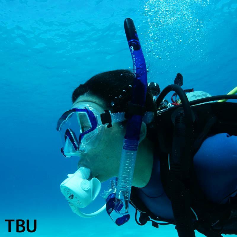 S1 SemiDry-Tech STREAMLINE / ダイビングスノーケル SJ-1V-HF15-TOP-S1