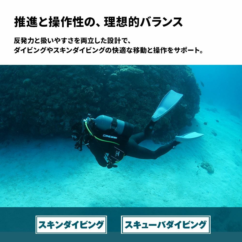 ダイビング/スキンダイビング用ラバーフィン ゴムフィン フルフット