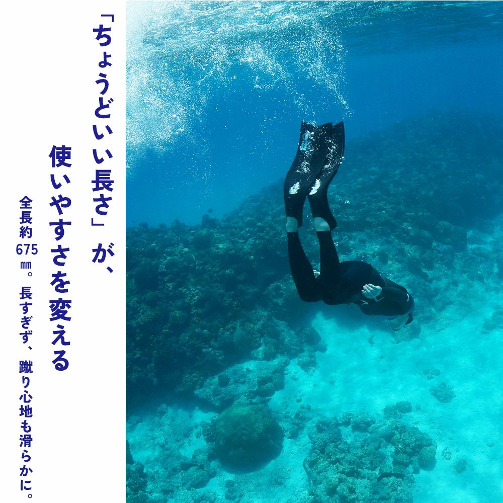 ロングフィン フリー ダイビング スキューバダイビング フィンポケット