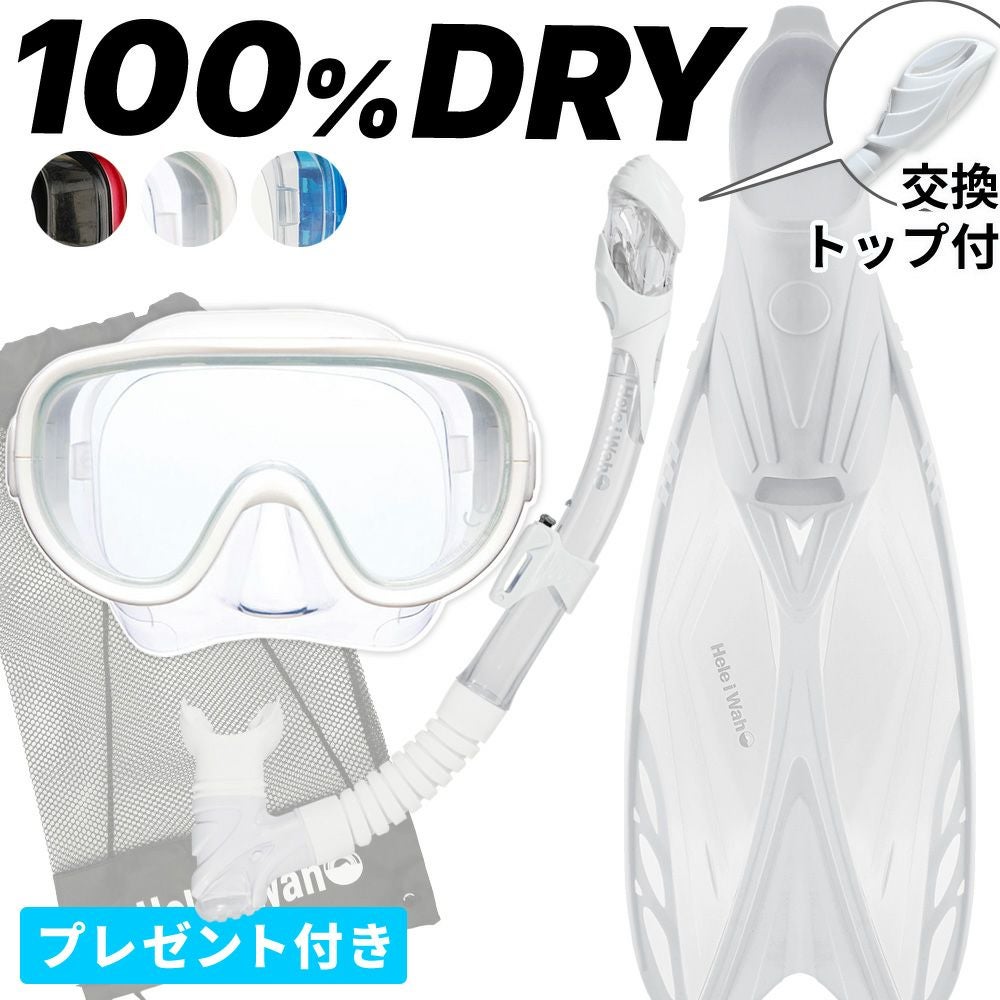シュノーケル セット 3点セット マスク スノーケル フィン 【RM11Q