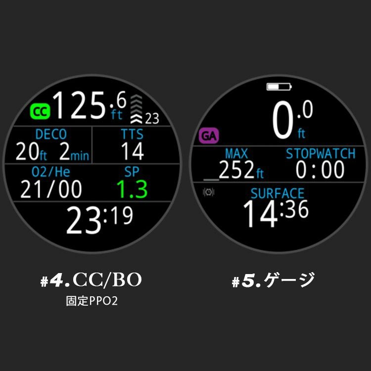 SHEARWATER/シェアウォーターTERICテリックダイブコンピュータ