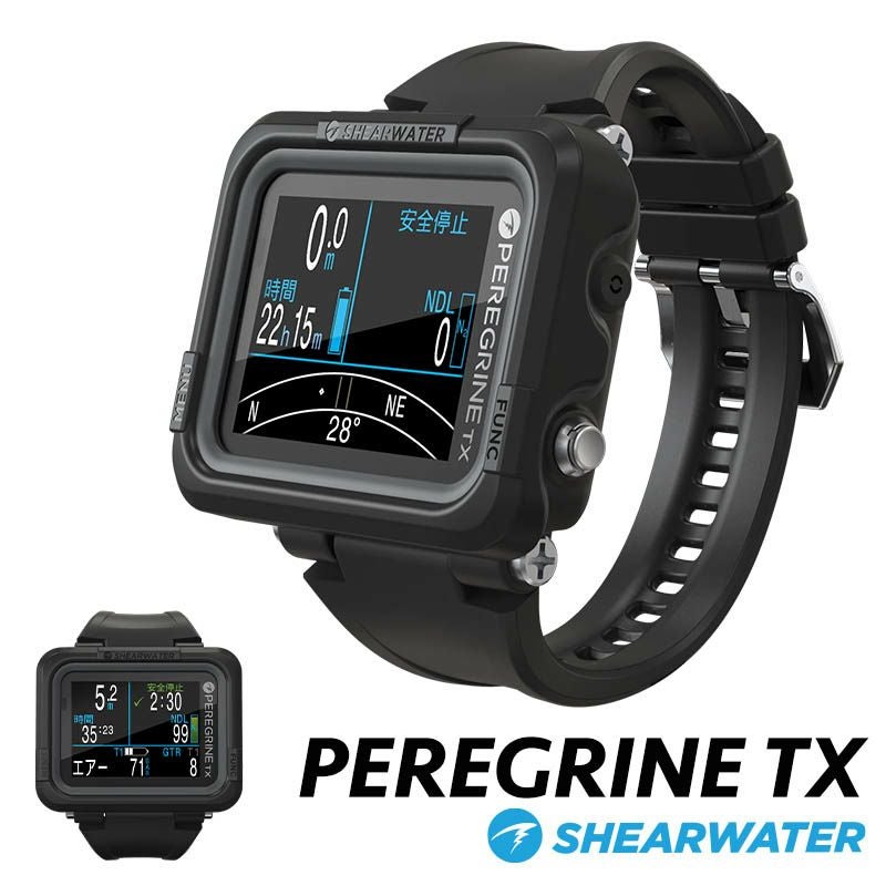 ダイブコンピューター SHEARWATER シェアウォーター PEREGRINE TX