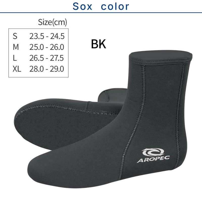 【mew-5.0 Long Sox】 ダイビング 軽器材セット