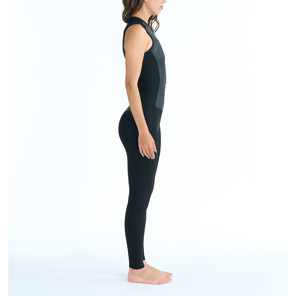 ロキシー ROXY ウェットスーツ レディース ロングジョン 2mm フロント