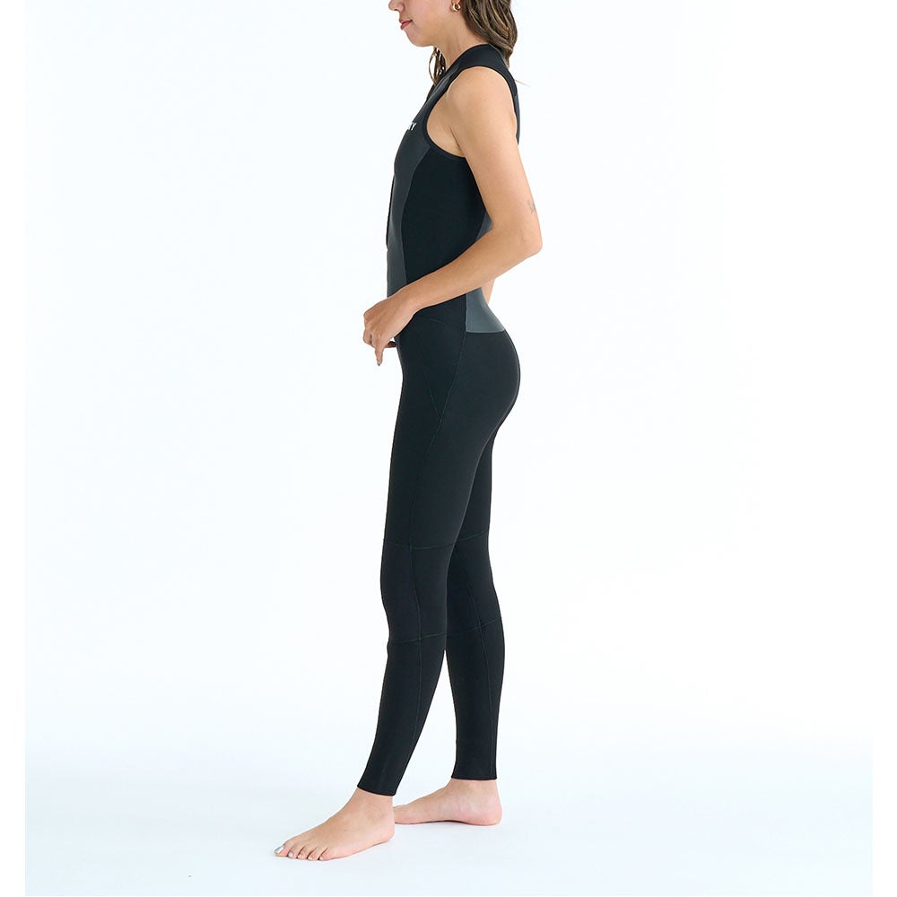 ロキシー ROXY ウェットスーツ レディース ロングジョン 2mm フロント