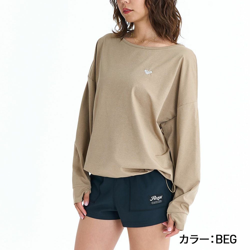 ロキシー ROXY ラッシュガード レディース 長袖 プルオーバー 水陸両用