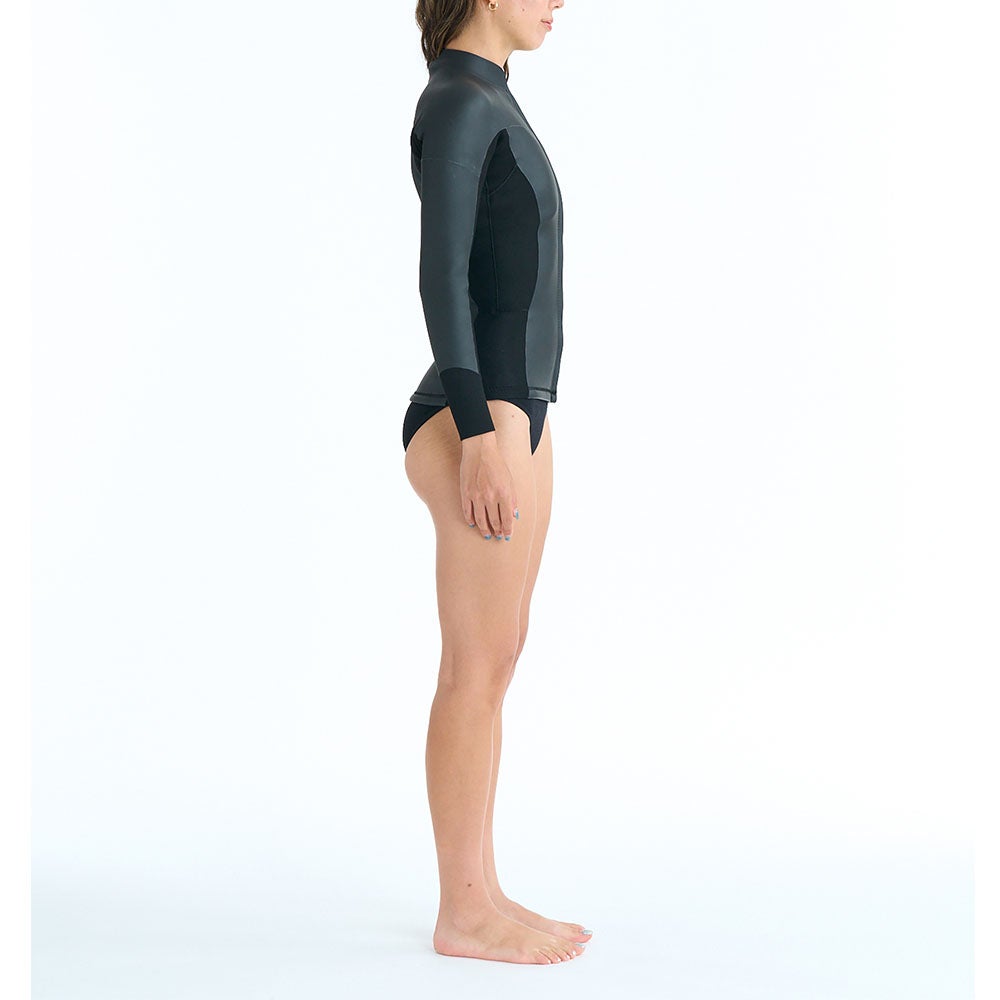 ロキシー ROXY ウェットスーツ レディース ジャケット 2mm フロント