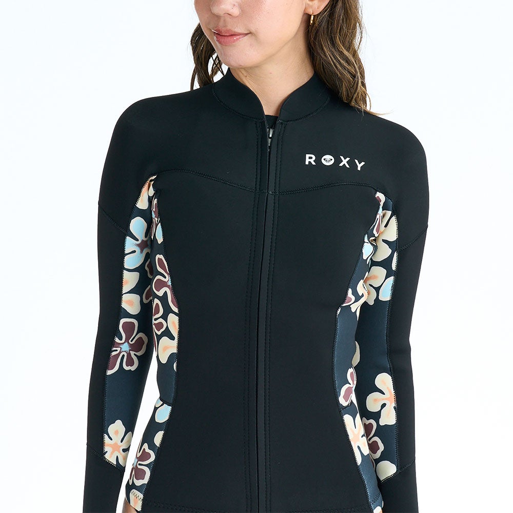 ロキシー ROXY ウェットスーツ レディース ジャケット 2mm フロント