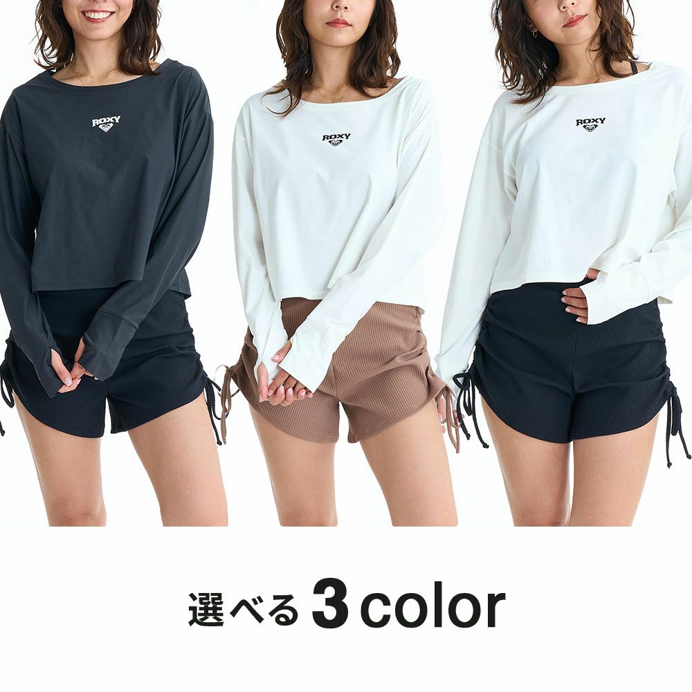ロキシー ROXY 水着 レディース ラッシュガード付 3点セット 水陸両用