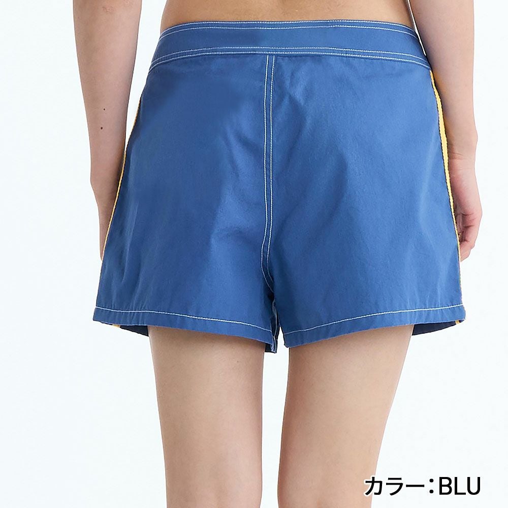 ロキシー ROXY サーフパンツ レディース ビンテージ調 コットン 90s