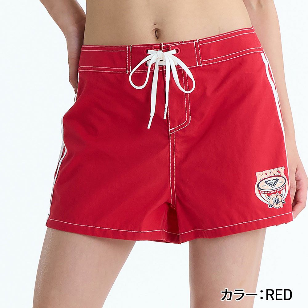 ロキシー ROXY サーフパンツ レディース ビンテージ調 コットン 90s