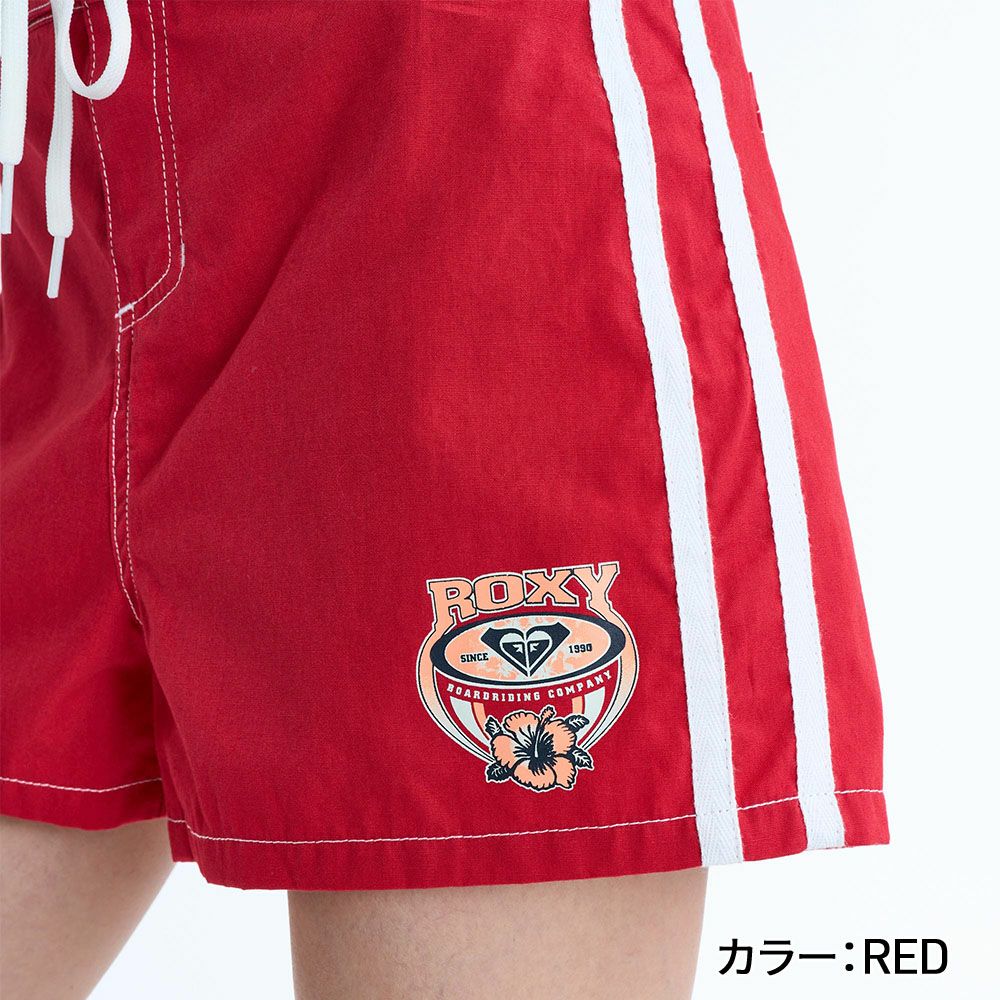ロキシー ROXY サーフパンツ レディース ビンテージ調 コットン 90s