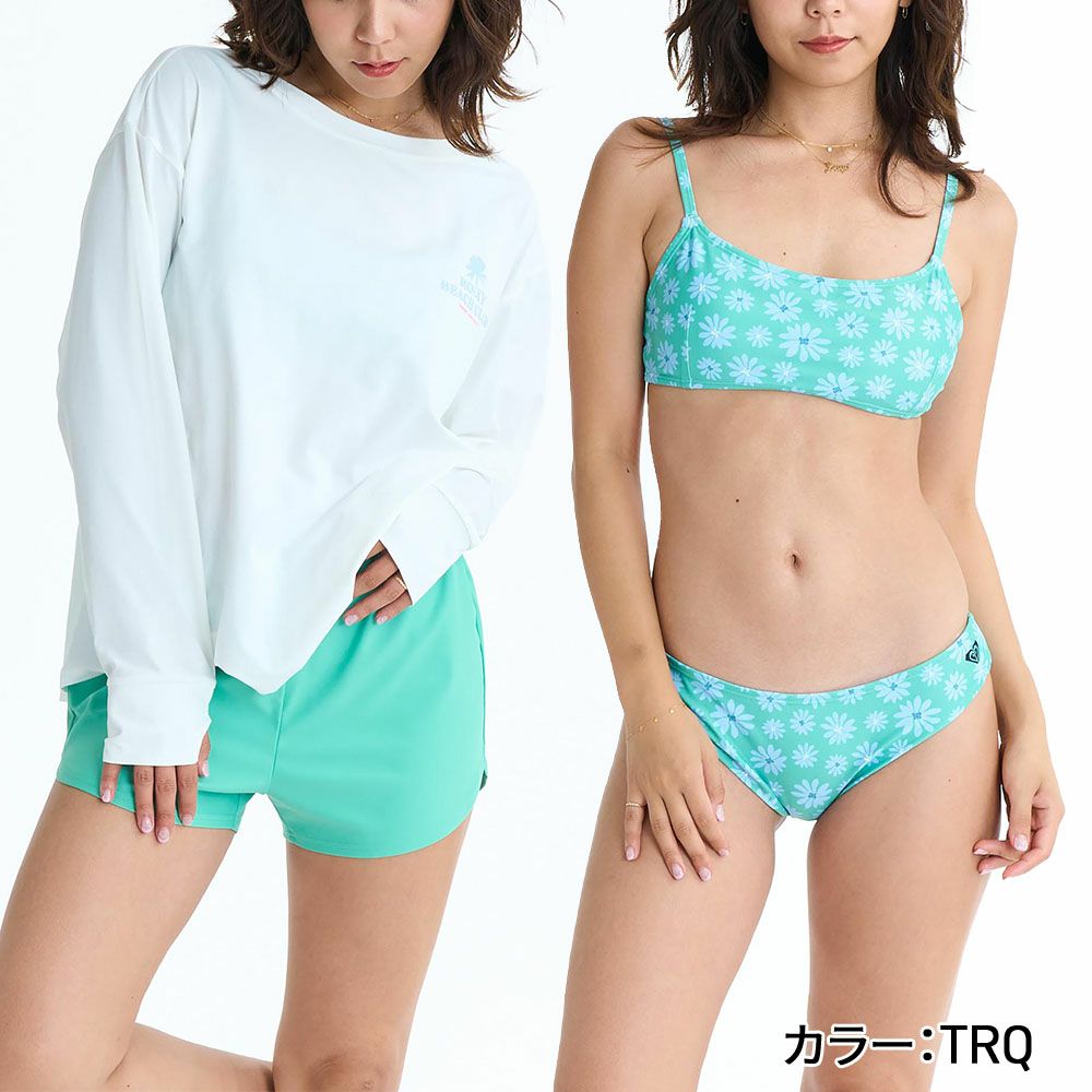 ロキシー ROXY 水着 レディース 4点セット ラッシュT ボードショーツ
