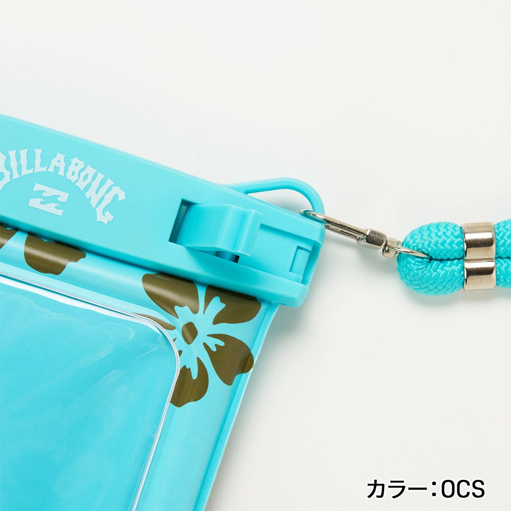 ビラボン billabong ボードケース　新品同様 ビラボン BILLABONG 防水ケース スマホ 防水 両面クリア 撮影可 海
