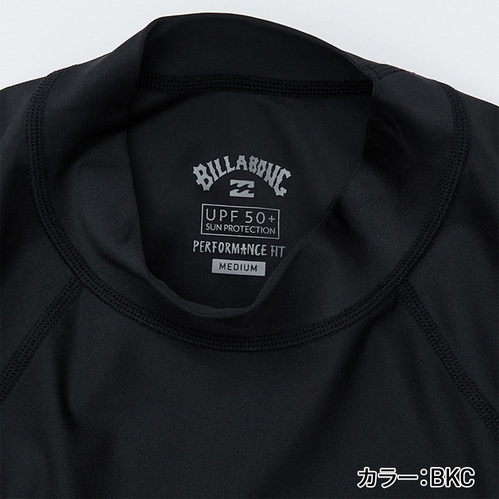 ビラボン BILLABONG ラッシュガード メンズ 半袖 ハイネック UPF50+