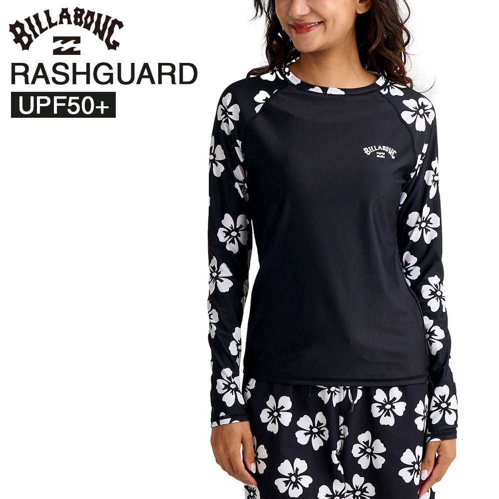 ビラボン BILLABONG ラッシュガード レディース 長袖 UPF50+