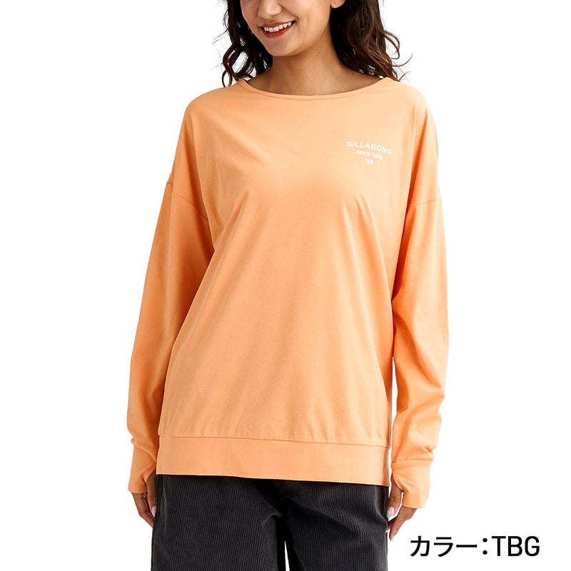 MORFY LOGO BOAT NECK LS TEE RASH  BG013856