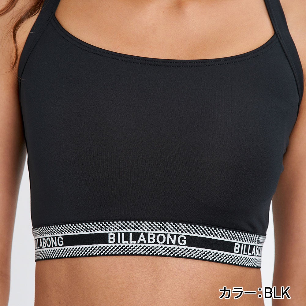 ビラボン BILLABONG 水着 レディース 3点セット 水陸両用 ハイウエスト