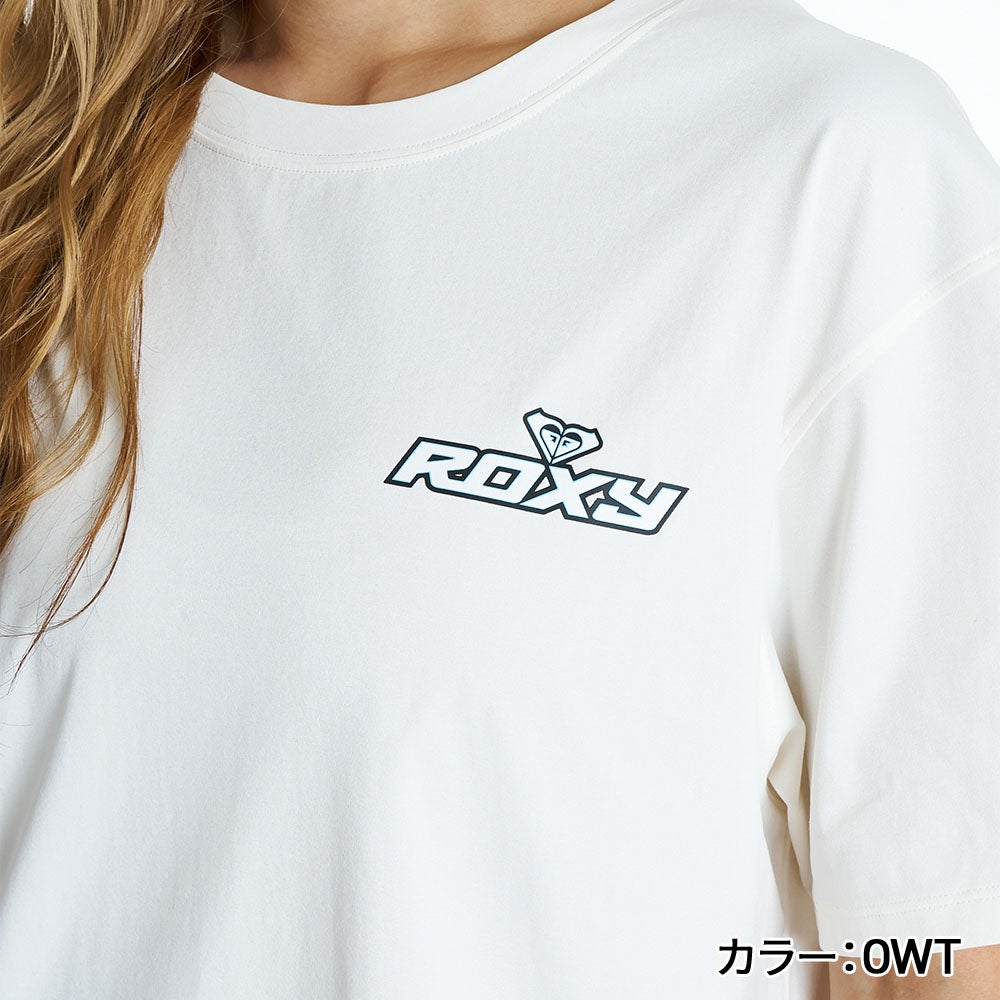 ロキシー ROXY ラッシュガード 半袖 ボックスシルエット UVカット 速乾