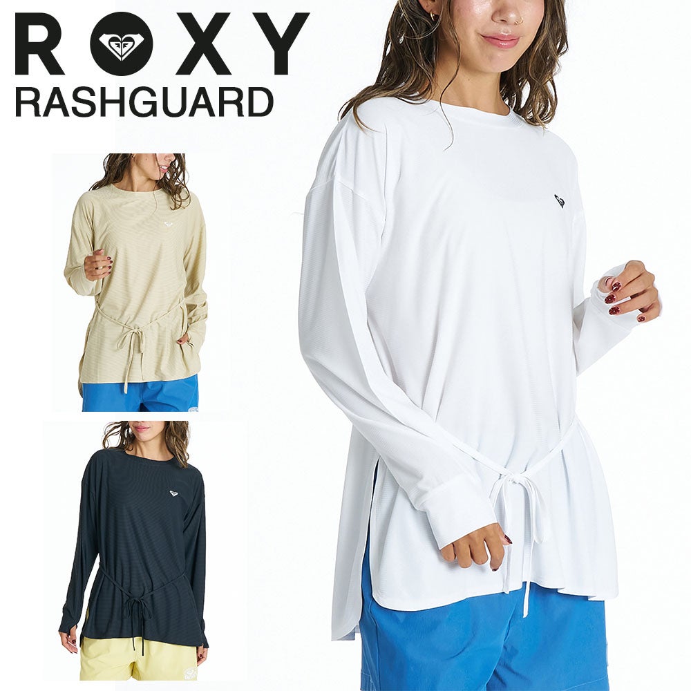 ロキシー ROXY ラッシュガード 半袖 ボックスシルエット UVカット 速乾