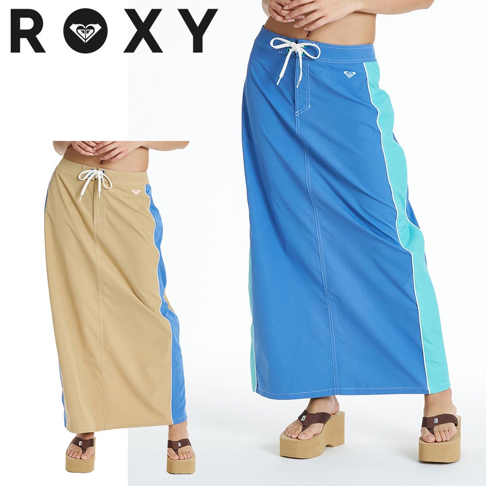 ロキシー ROXY ラッシュスカート ロングスカート UVカット 速乾 水陸