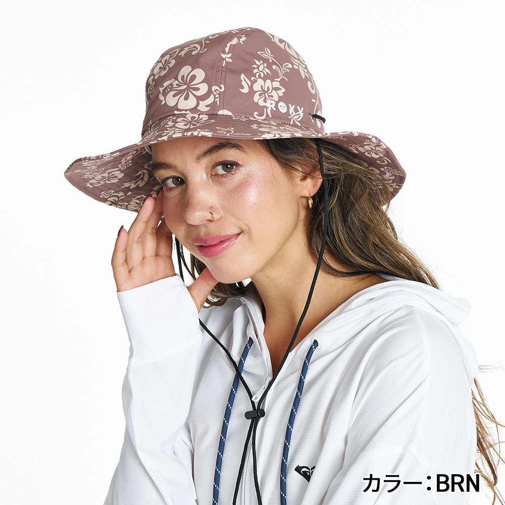 ロキシー ROXY サファリハット 撥水ハット UPF50+ 軽量 アウトドア