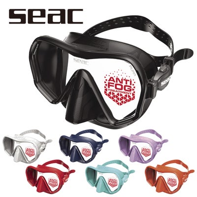 曇らないダイビング マスク シアック SEAC アンチフォグ Pura Mask 