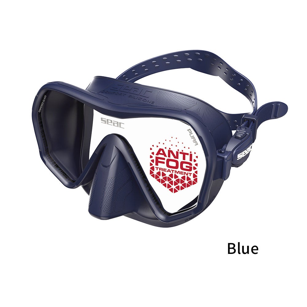 曇らないダイビング マスク シアック SEAC アンチフォグ Pura Mask