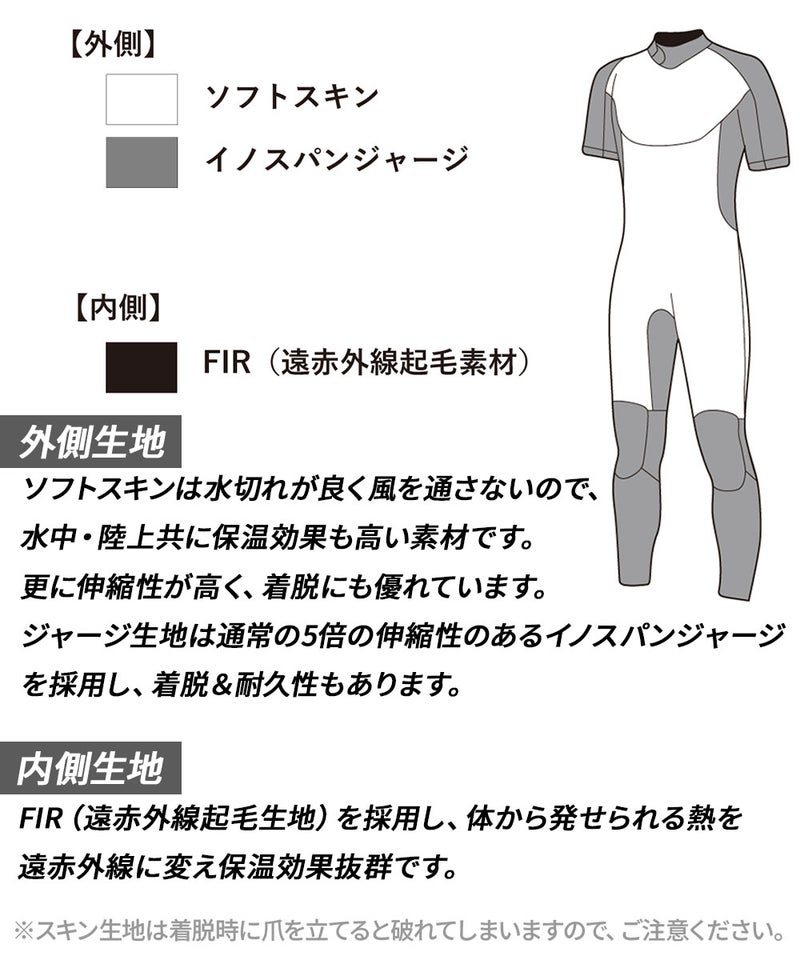 B.E.3mmSKINシーガルメンズブラックGW-6689A