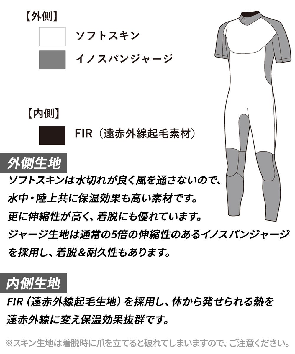 ダイビング B. E. 3mmSKIN シーガル ウィメンズ GULL ウェットスーツ