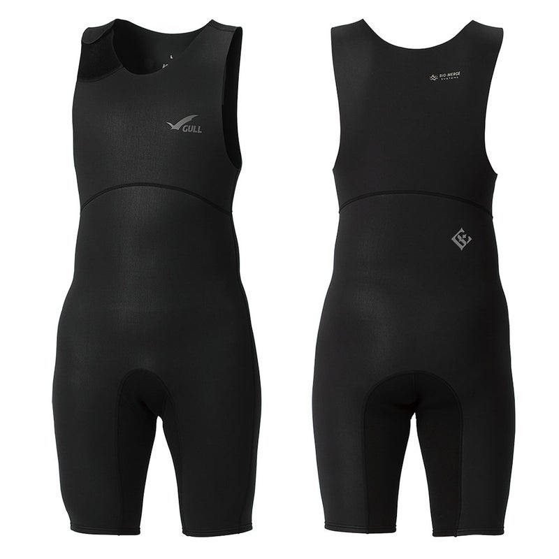 B.E 2mm SKINショートジョン ブラック GW-6685A