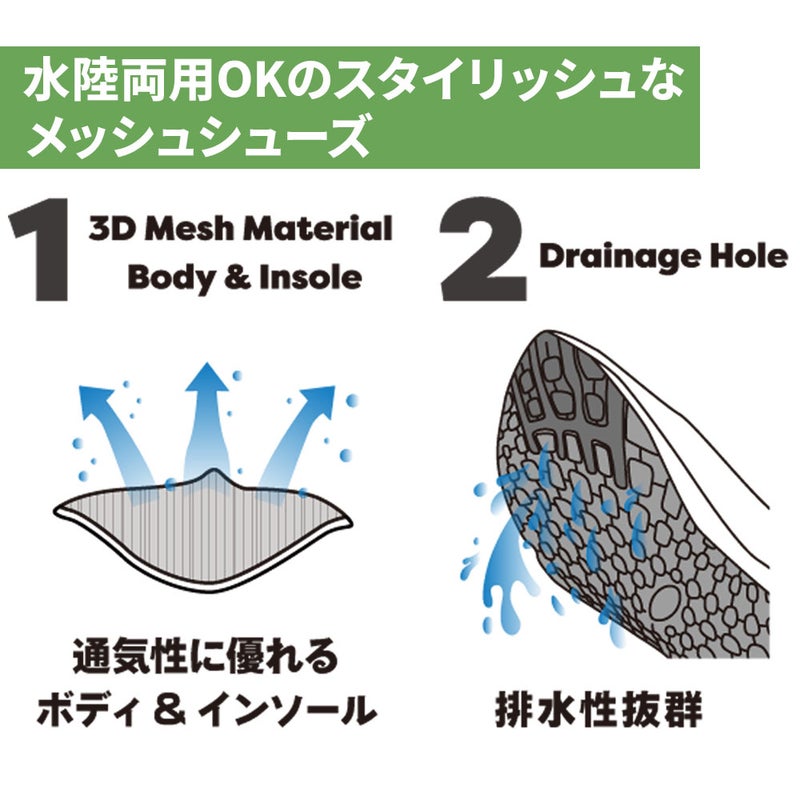 PLAYSAQAメッシュウォーターシューズKW-4484
