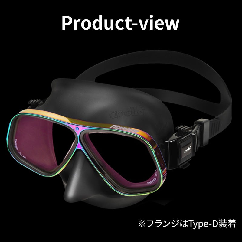ダイビング マスク アポロ apollo バイオメタルマスク チタン プリズマ