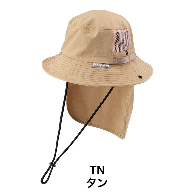 UVハットバケットハットメンズレディースUVカットREEFTOURERリーフツアラーUPF50+帽子マリンハット首日焼け防止シュノーケリング海水浴アウトドアRA5017
