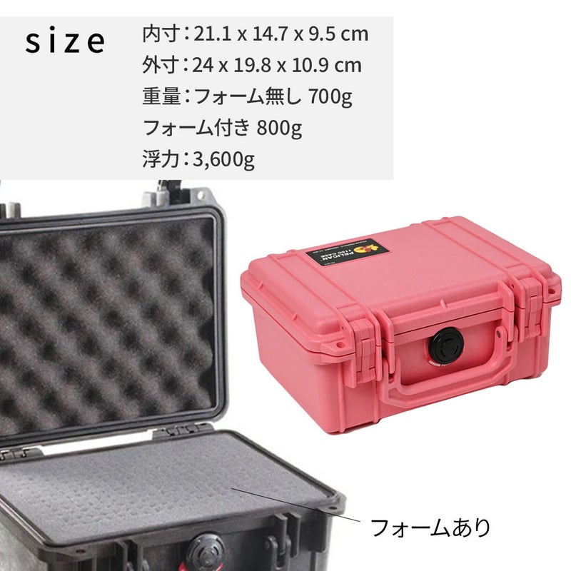 ブランド：PELICAN 1150 プロテクターケース / 型番：1150-000-110