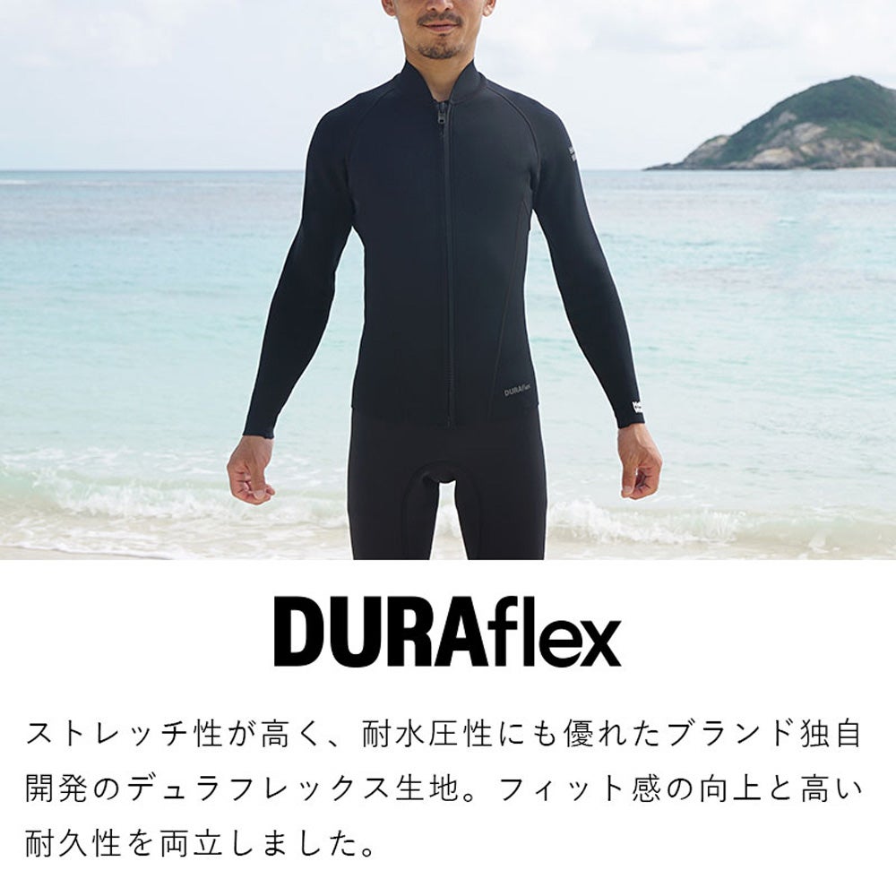 ウェットスーツ メンズ 1.5mm ジャケット ショートパンツ 2ピース