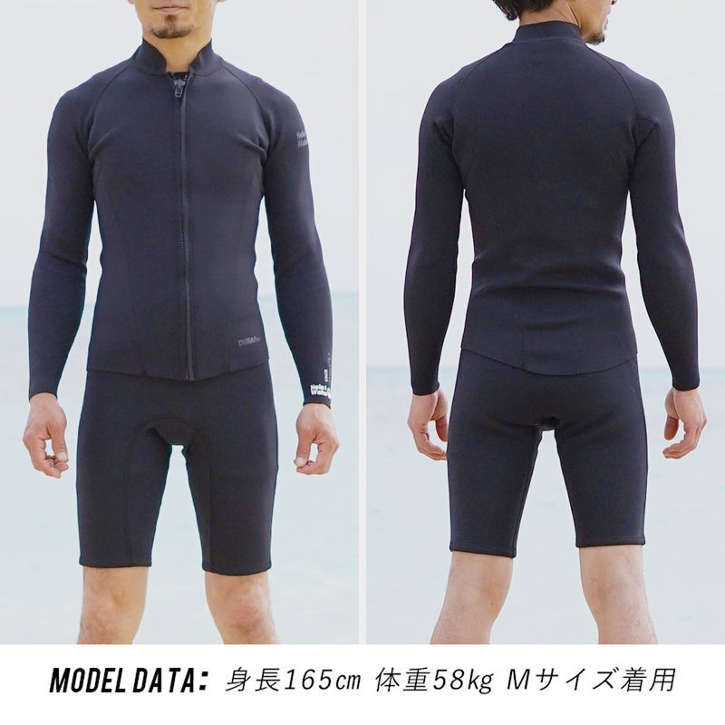 ＼期間限定！プレゼント付／ウェットスーツメンズショートパンツタッパジャケットセットセットアップ2ピースHeleiWahoヘレイワホCLASSIC1.5mm×1.5mmサーフィンダイビングSUPスノーケルシュノーケリング