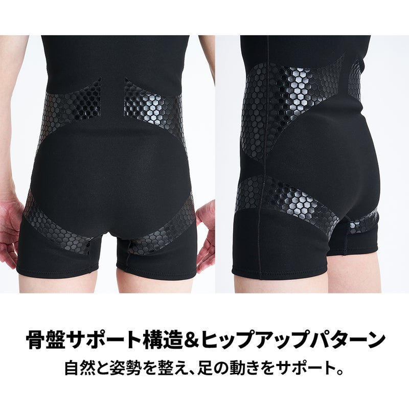 ブランド：QUIKSILVER0.5HIGHLINEINNERSHORTJOHN/型番：QSA264701
